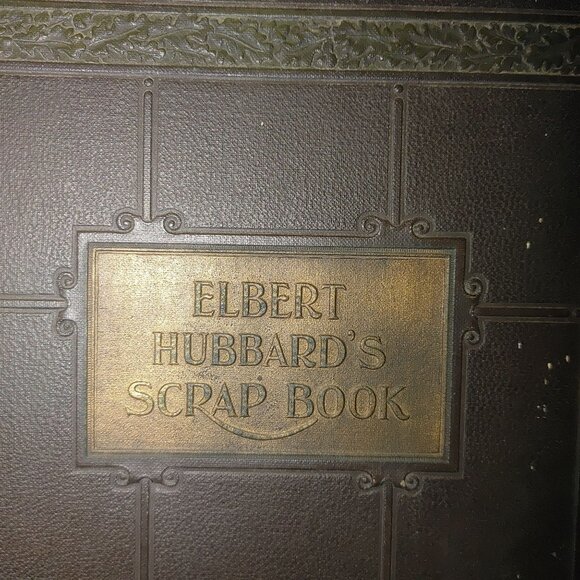 Elbert Hubbards Scrap Book Roycrofters 1923 Leather Bound Edition Hardcover - Picture 4 of 15